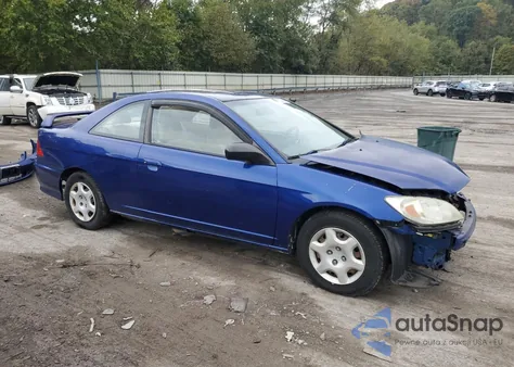 2005 Honda Civic Lx z USA, uszkodzony, nr VIN 1HGEM22555L049491